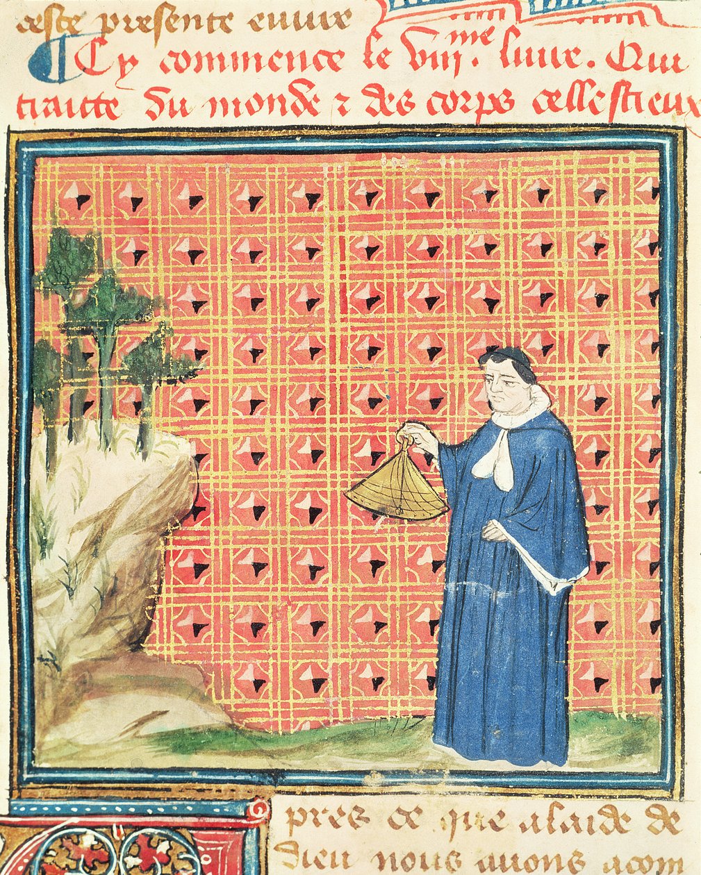 Ms 993 fol.130 Równonoc słoneczna, z Księgi właściwości rzeczy Jeana Cordichona autorstwa French School