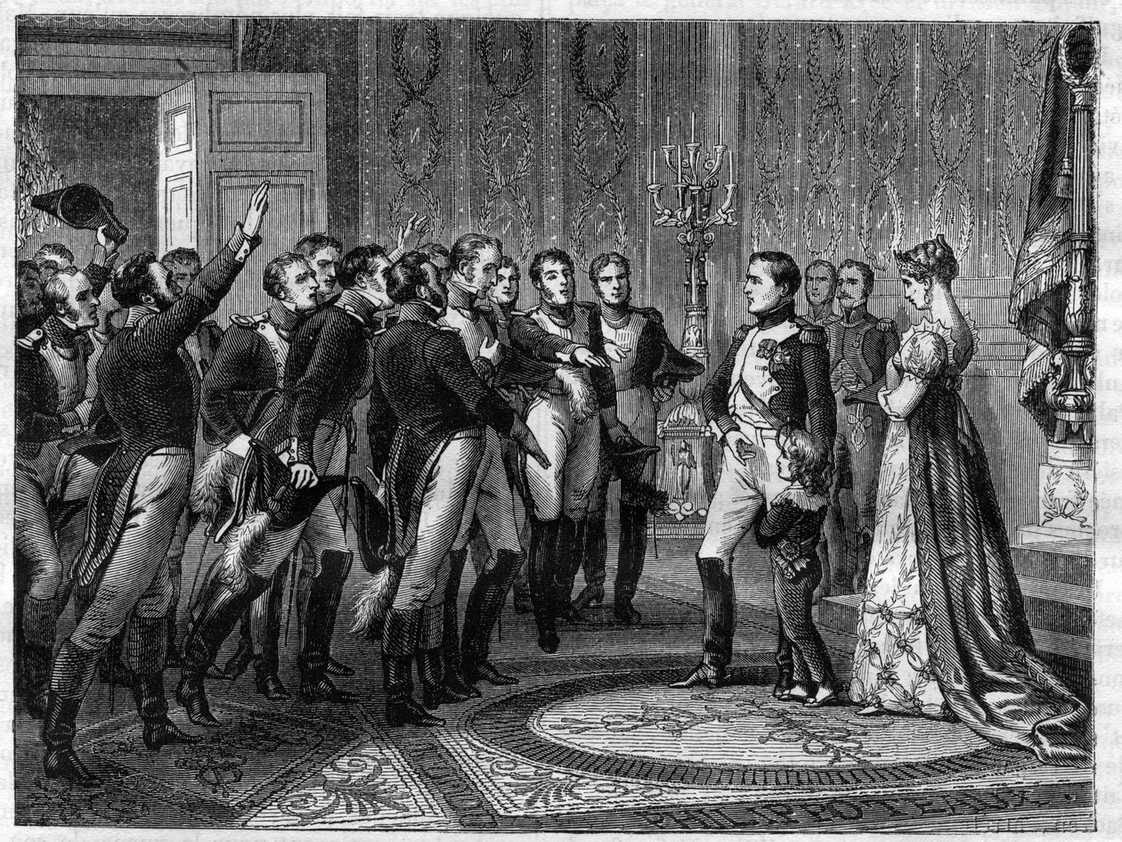 Napoleon Bonaparte autorstwa French School