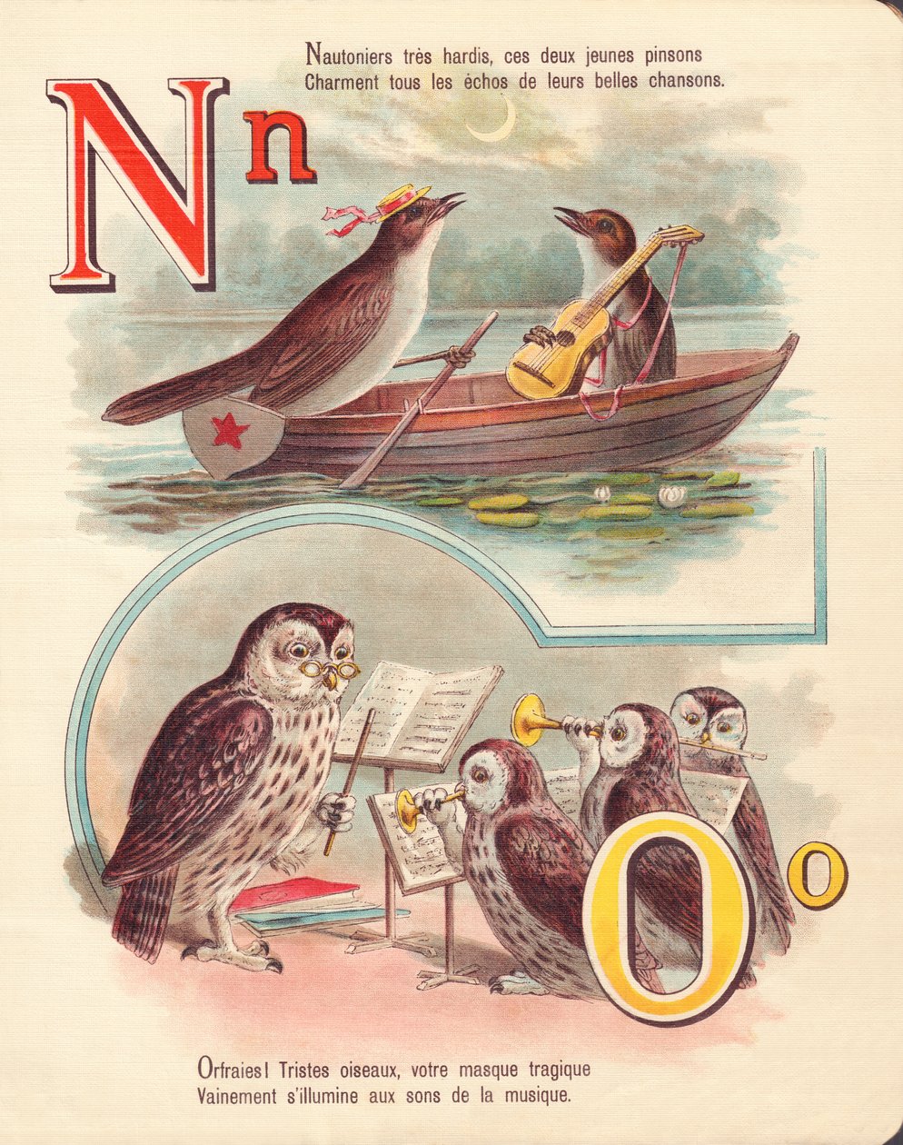 NO: słowik, nawigacja, sowa, orkiestra autorstwa French School