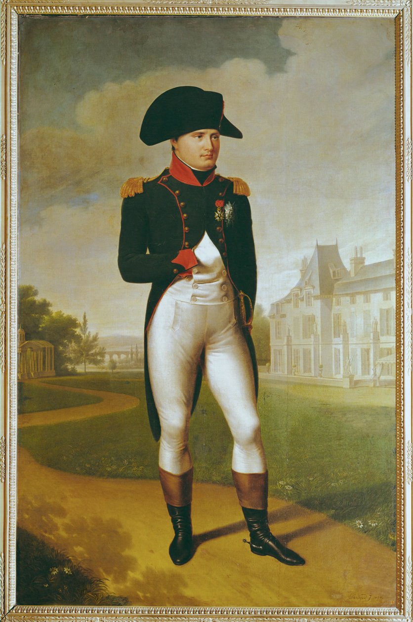 Napoleon I w Malmaison ... autorstwa French School