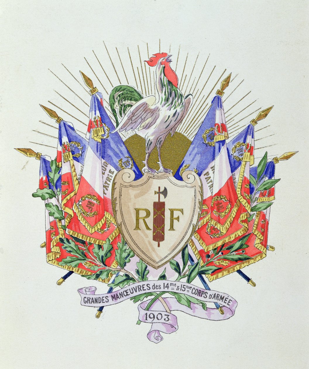 Symbol narodowy Republiki Francuskiej, 1903 autorstwa French School