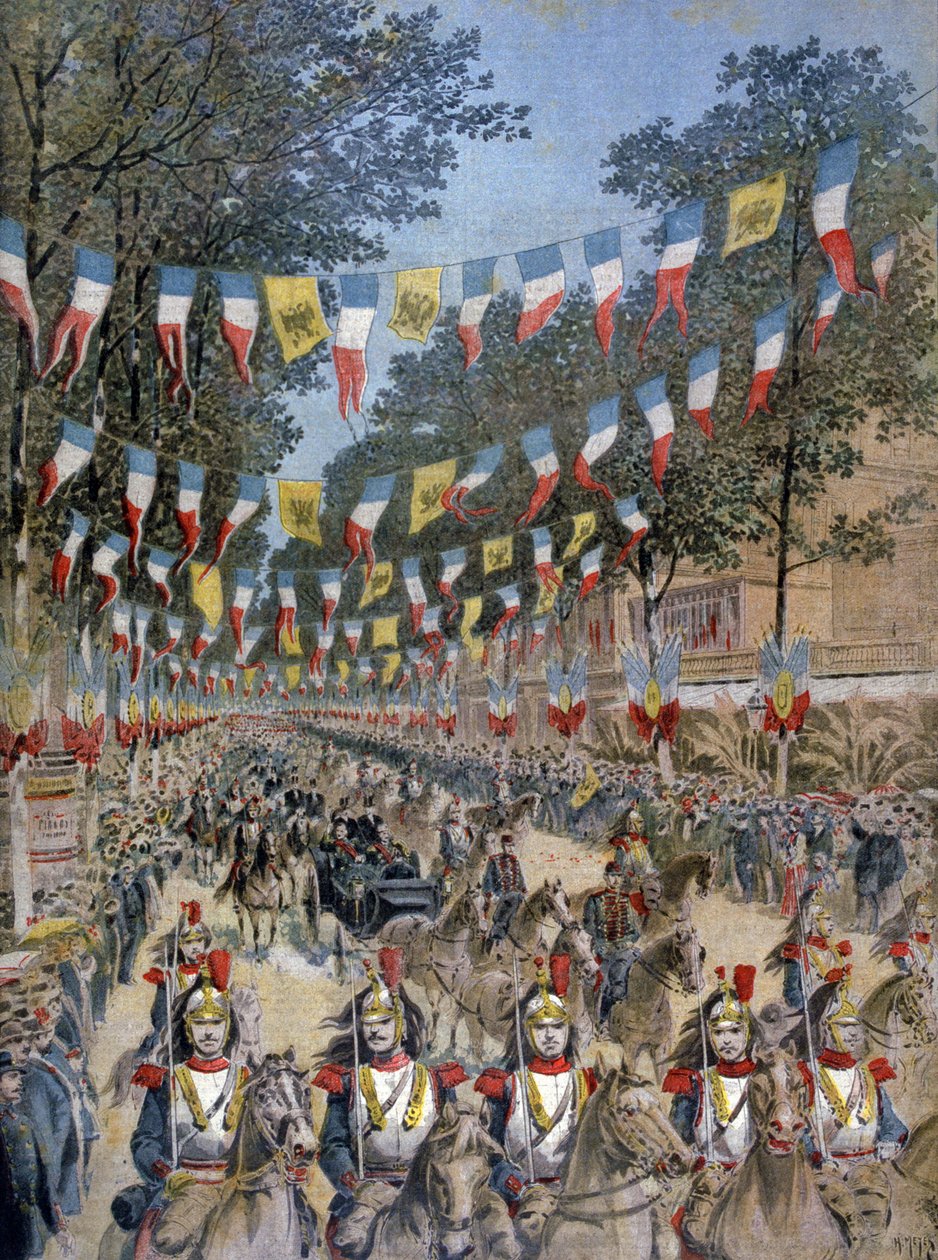 Mikołaj Romanow w Nicei autorstwa French School