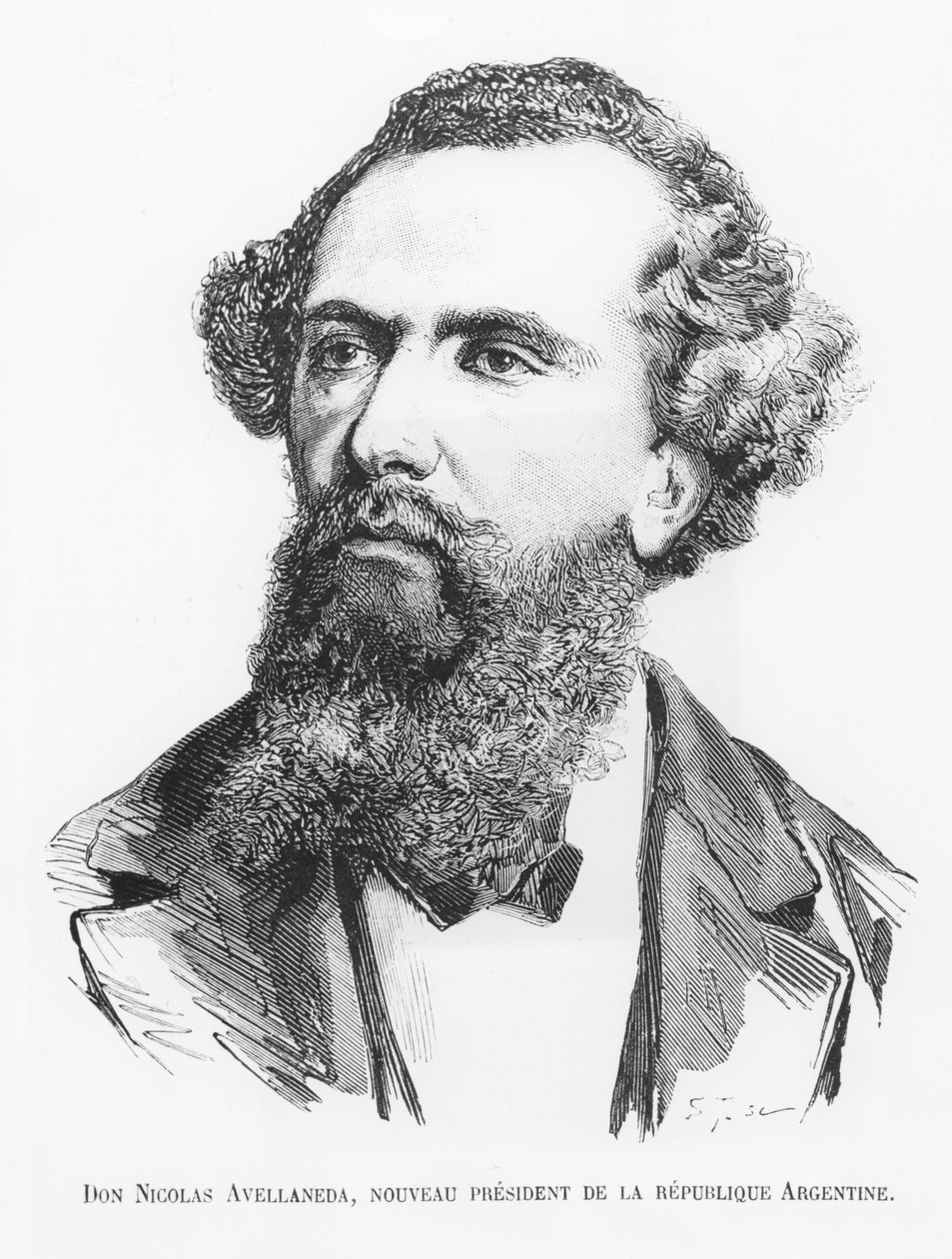Nicolas Avellaneda autorstwa French School
