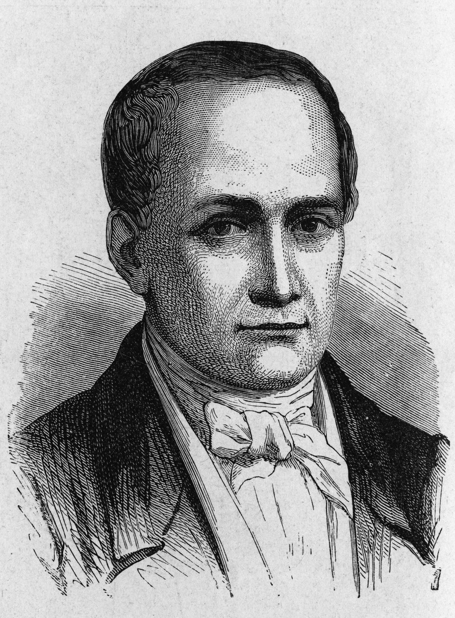 Nicéphore Niepce (1765-1833), francuski wynalazca, pionier fotografii - w „Album de la Science; wybitni naukowcy; Wielkie odkrycia”” 1896. autorstwa French School