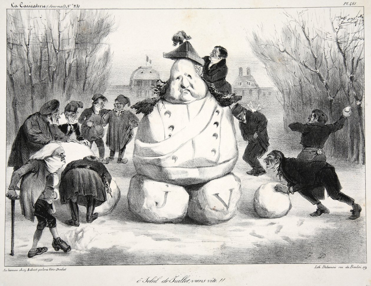 O lipcowe słońce, przyjdź na żywo!!, pub. 1835 (grawerowanie) autorstwa French School