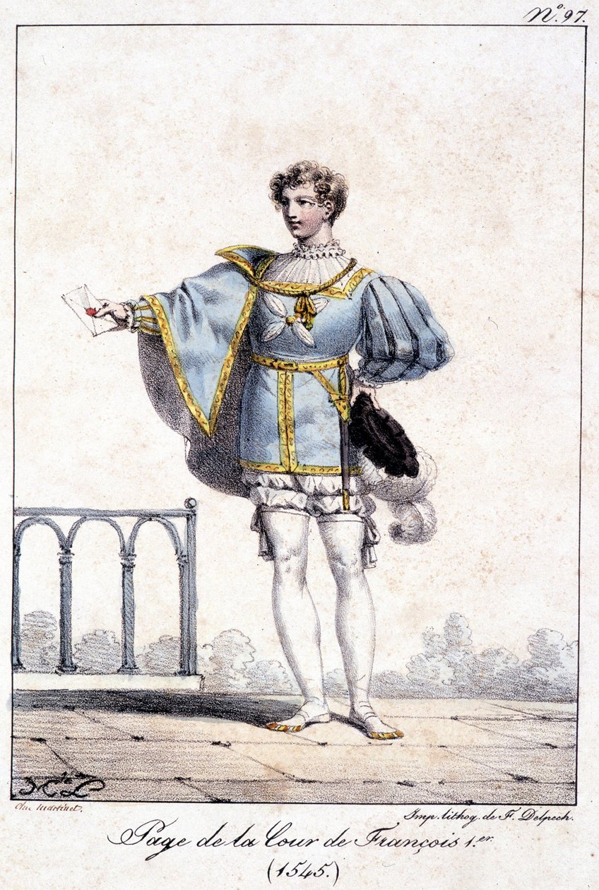 Grawerunek jednostronicowy na dworze Franciszka I ok. 1545 r. autorstwa French School