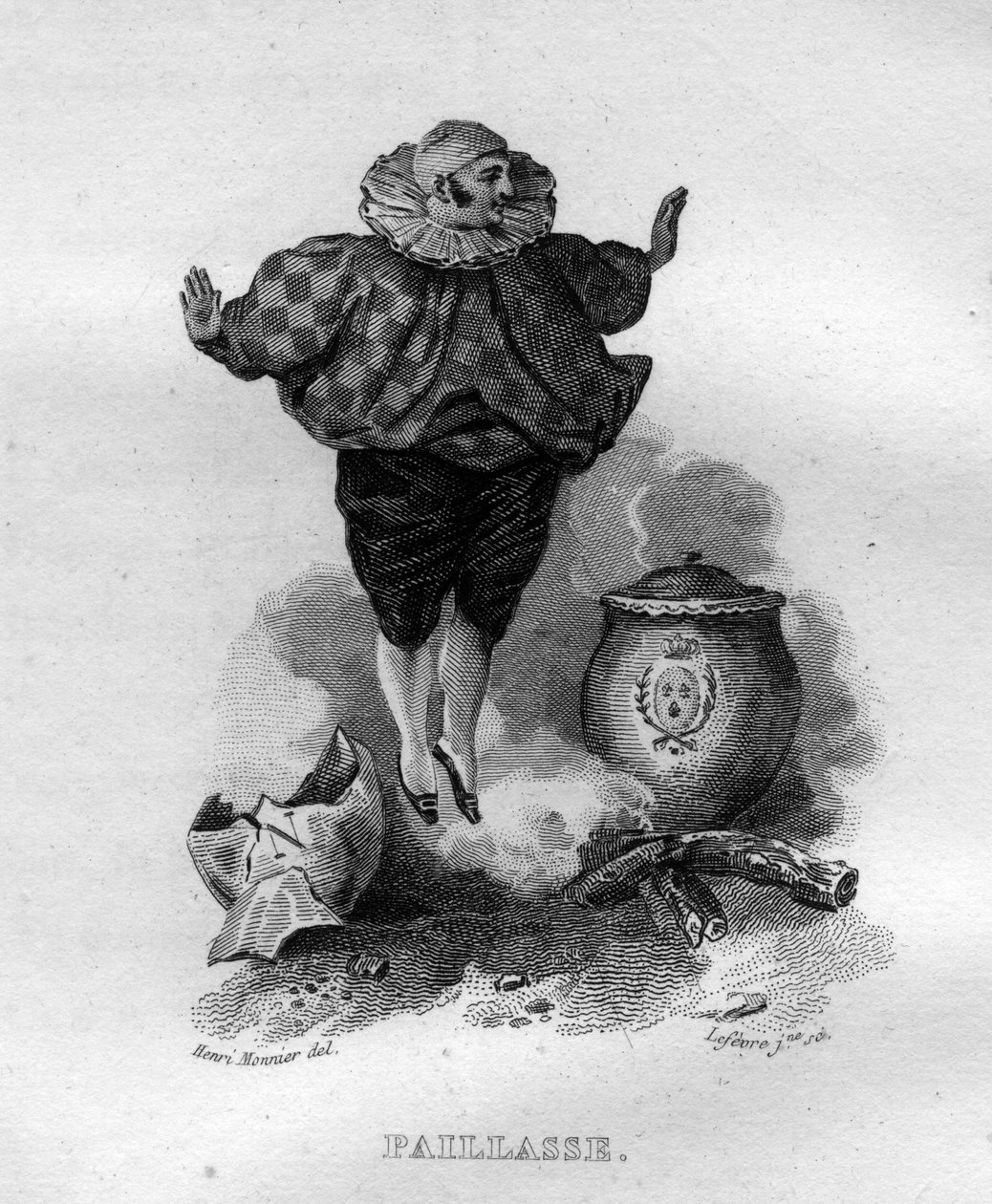 Paillasse Chanson de Beranger w „” Dzieła zakończone”” (1834) Pierre