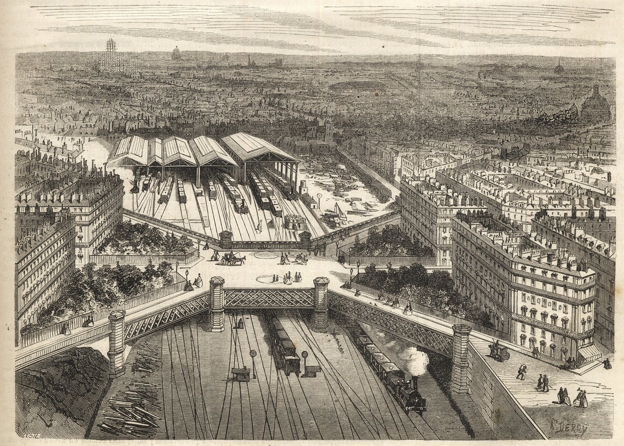 Paryż - Gare de Paris-Saint-Lazare Place de l