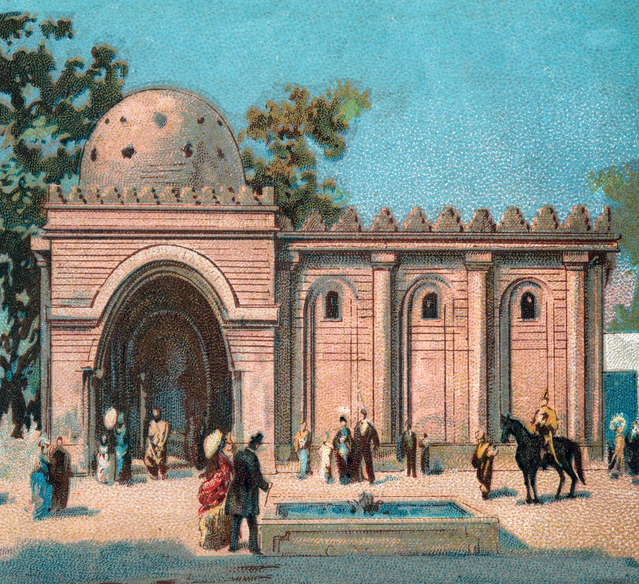 Paryż. Wystawa Powszechna z 1889 r.: Pawilon Persan. autorstwa French School