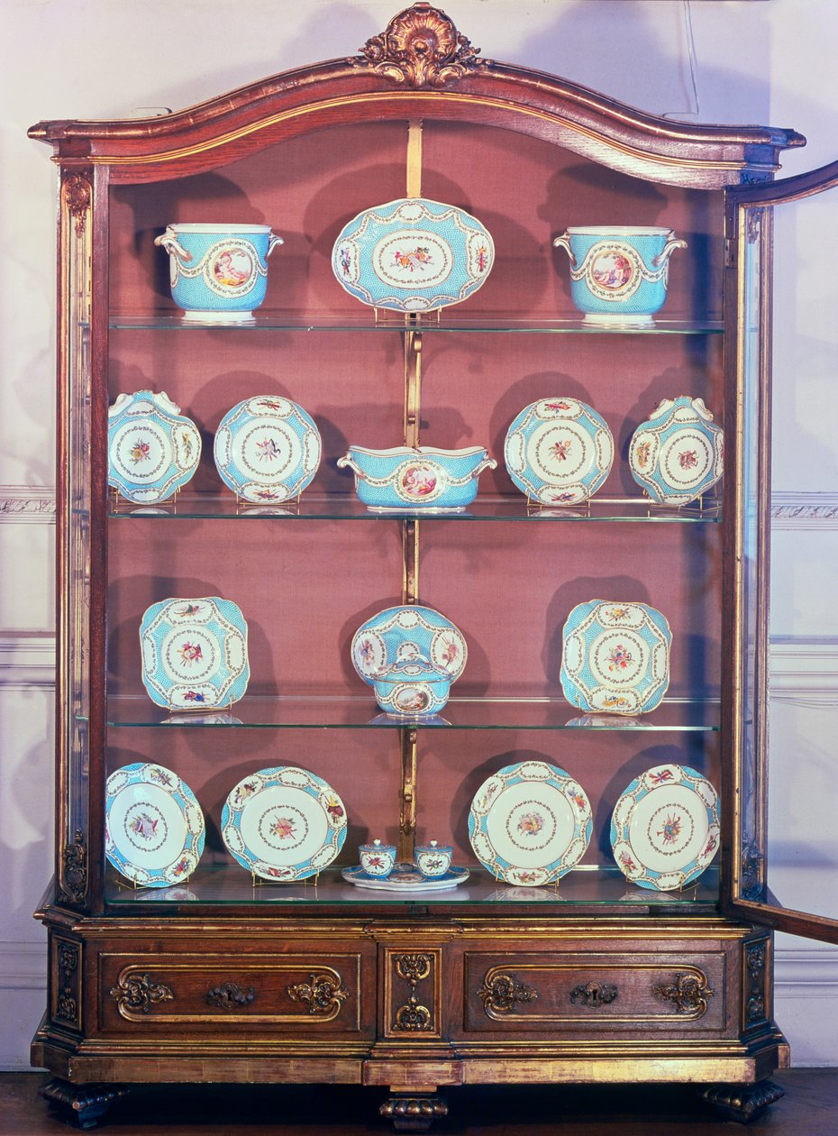Część Sevres Melbourne Service, 1770-71 (miękka pasta porcelanowa) autorstwa French School