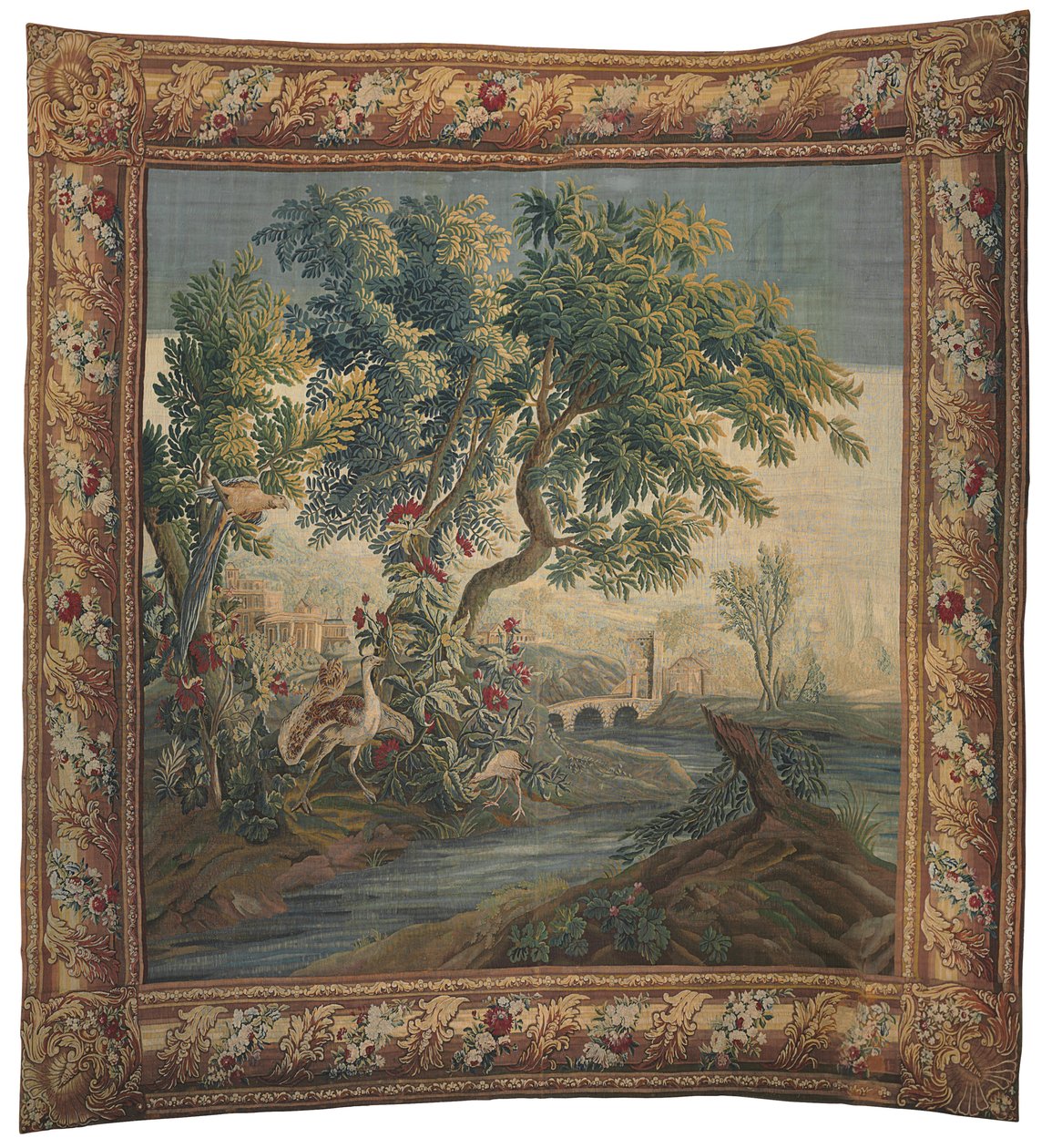 Gobelin duszpasterski, Beauvais, połowa XVIII w. (jedwab i wełna) autorstwa French School