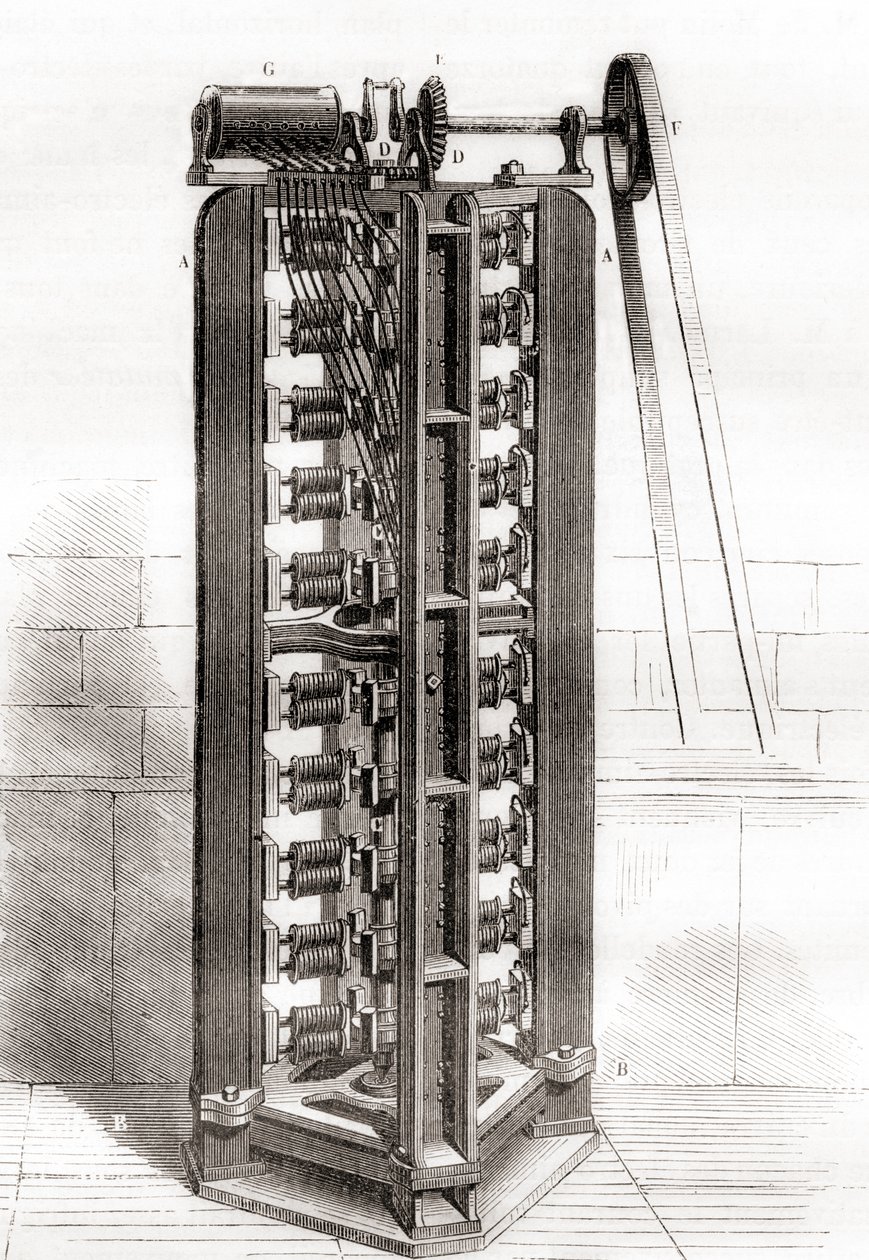 Pionowy silnik elektryczny Paula-Gustave