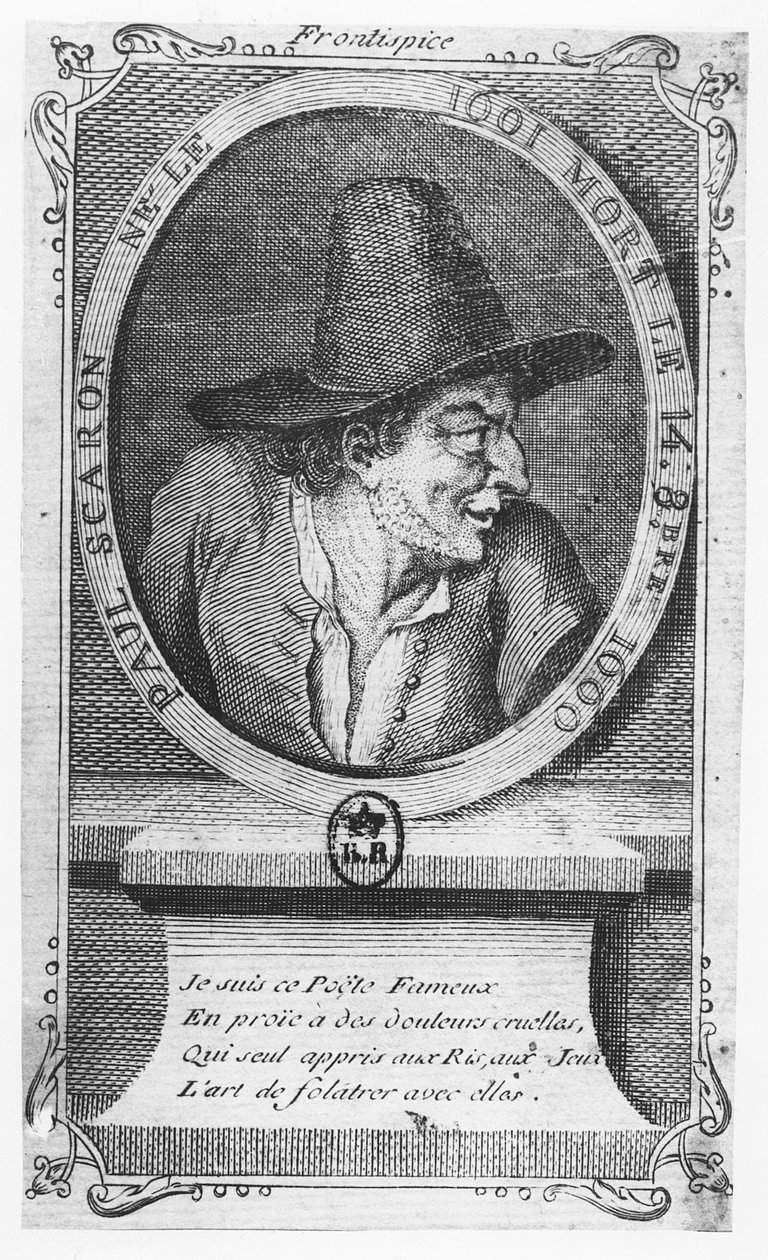 Paul Scarron (grawerunek) autorstwa French School