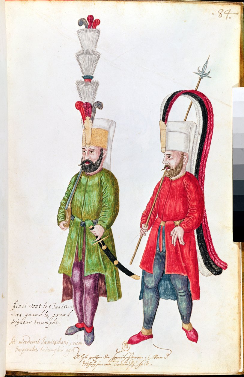Perscy janczarzy, 1513 (wc na papierze) autorstwa French School