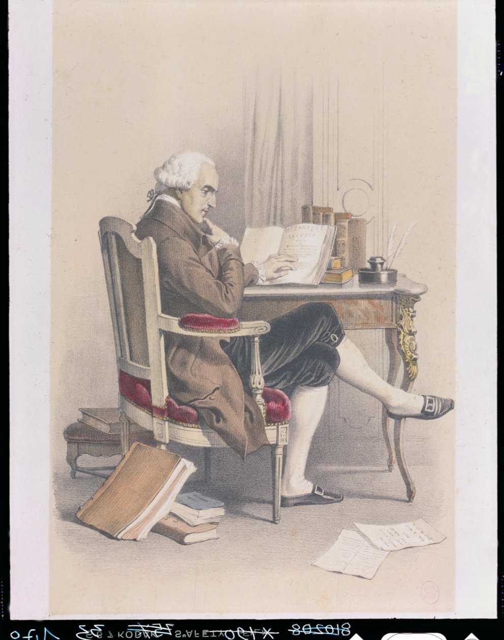 Pierre-Simon (1747-1825) markiz de Laplace, ok. 1840 autorstwa French School