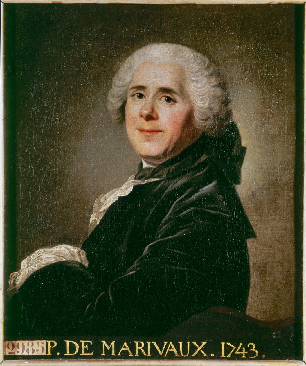 Pierre Carlet de Marivaux, francuski dramaturg i powieściopisarz ... autorstwa French School
