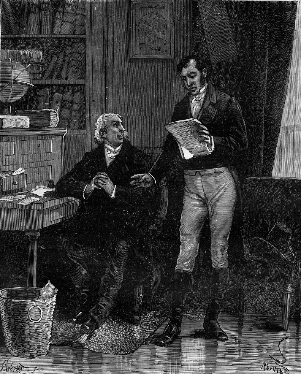 Pierre Simon de Laplace (1749-1827), francuski astronom, matematyk i fizyk, przekazał Jean-Baptiste Biotowi własną pracę dotyczącą problemów Eulera. w „Histoire populaire des sciences, wynalazki i odkrycia od pierwszych wieków do współczesności” autorstwa French School