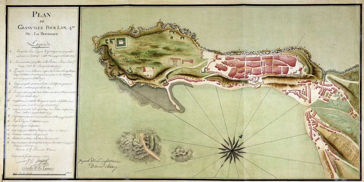 Plan Granville na IV rok Republiki (1796) autorstwa French School