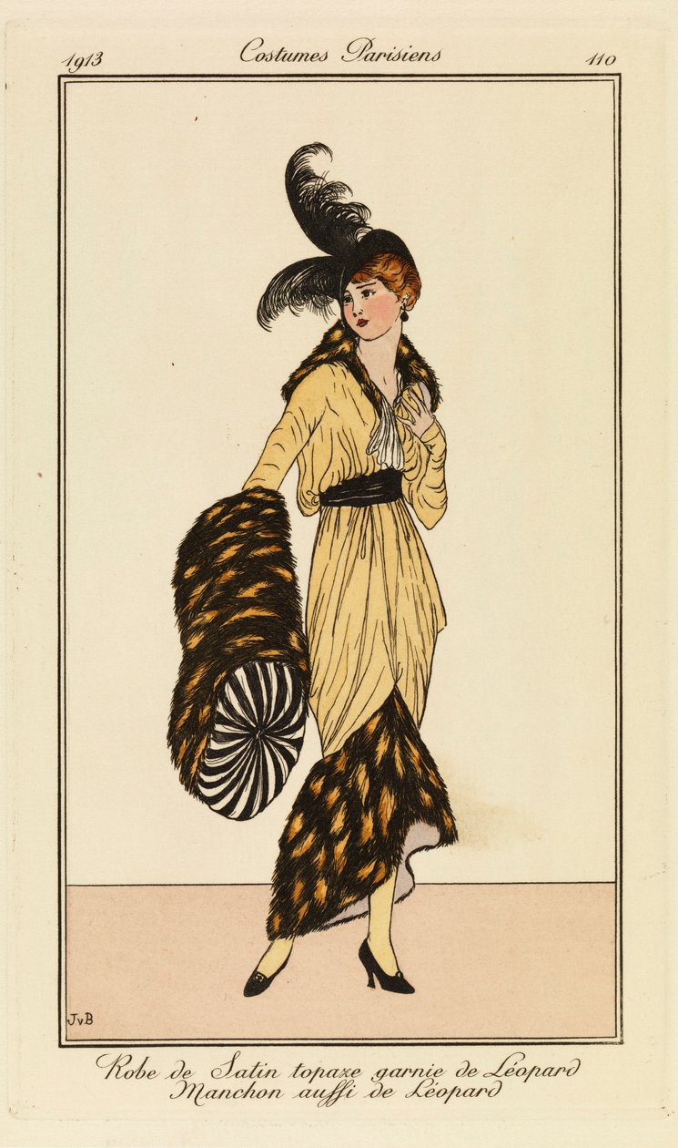 Płyta 110 z "Costumes Parisiens autorstwa French School