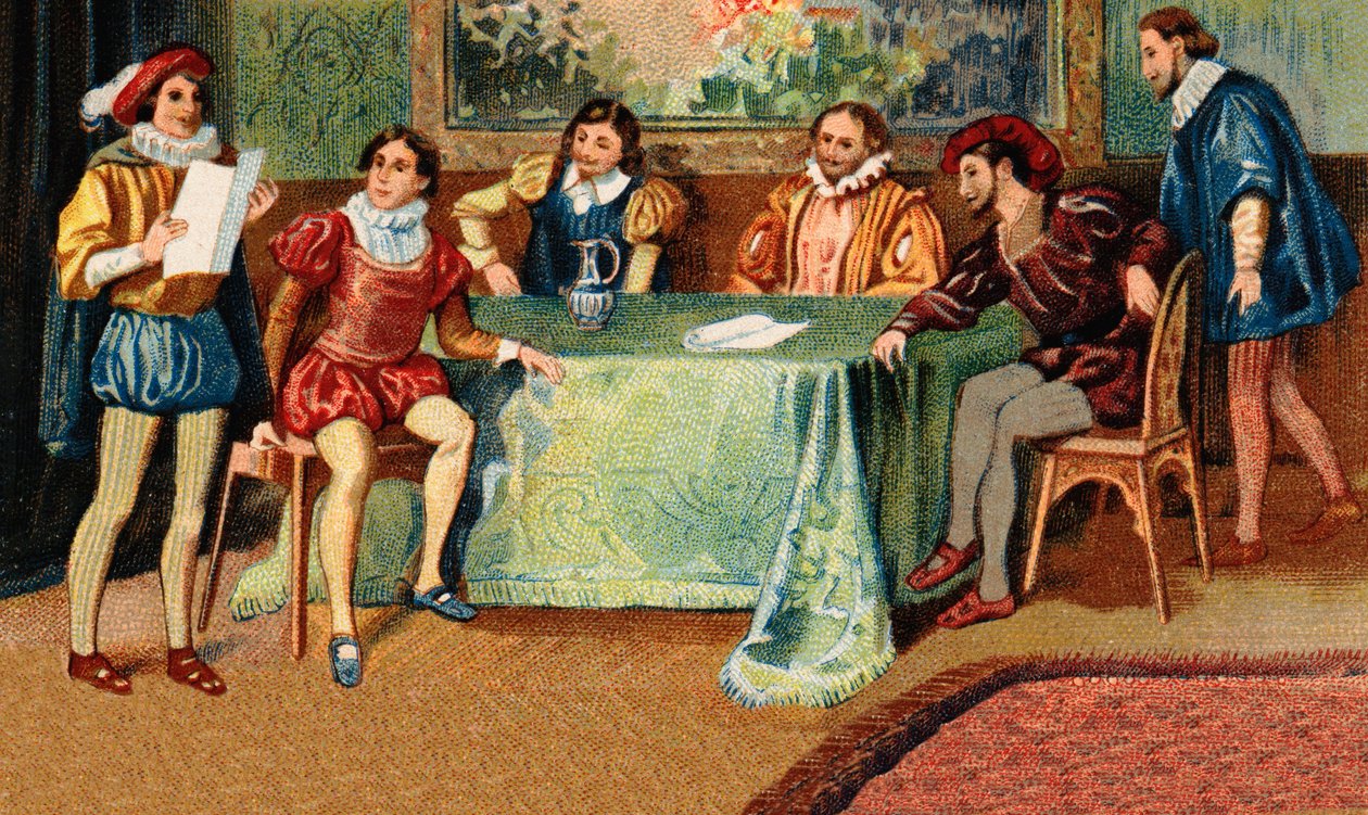 Plejady u Ronsarda. Poeci Joachim du Bellay (1522-1560), Jean Antoine de Baif (1532-1589), Jean Dorat (Auratus jego prawdziwego nazwiska Jean Dinemandi autorstwa French School