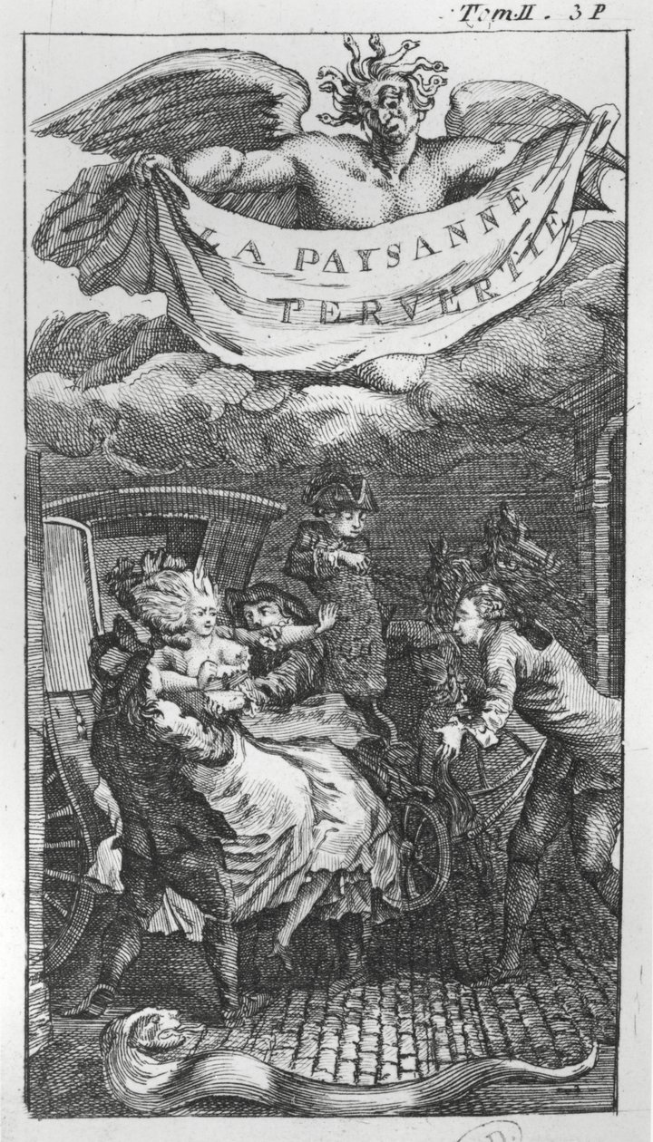 Poemat do muzyki Jean Antoine de Baif (1532-89) (rycina) (zdjęcie czarno-białe) autorstwa French School