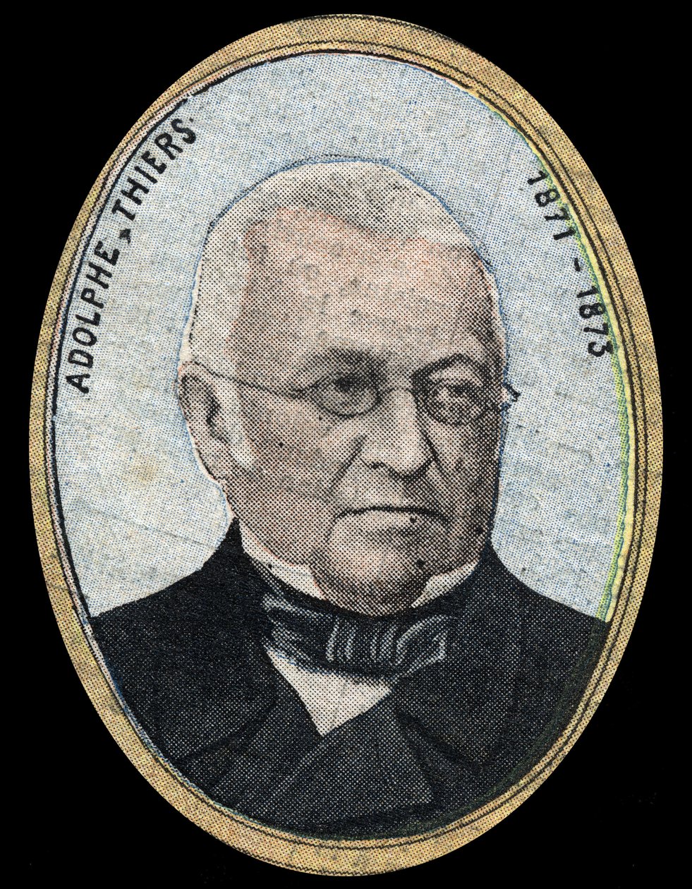 Portret Adolphe Thiers (1797-1877), prezydenta Republiki Francuskiej. autorstwa French School