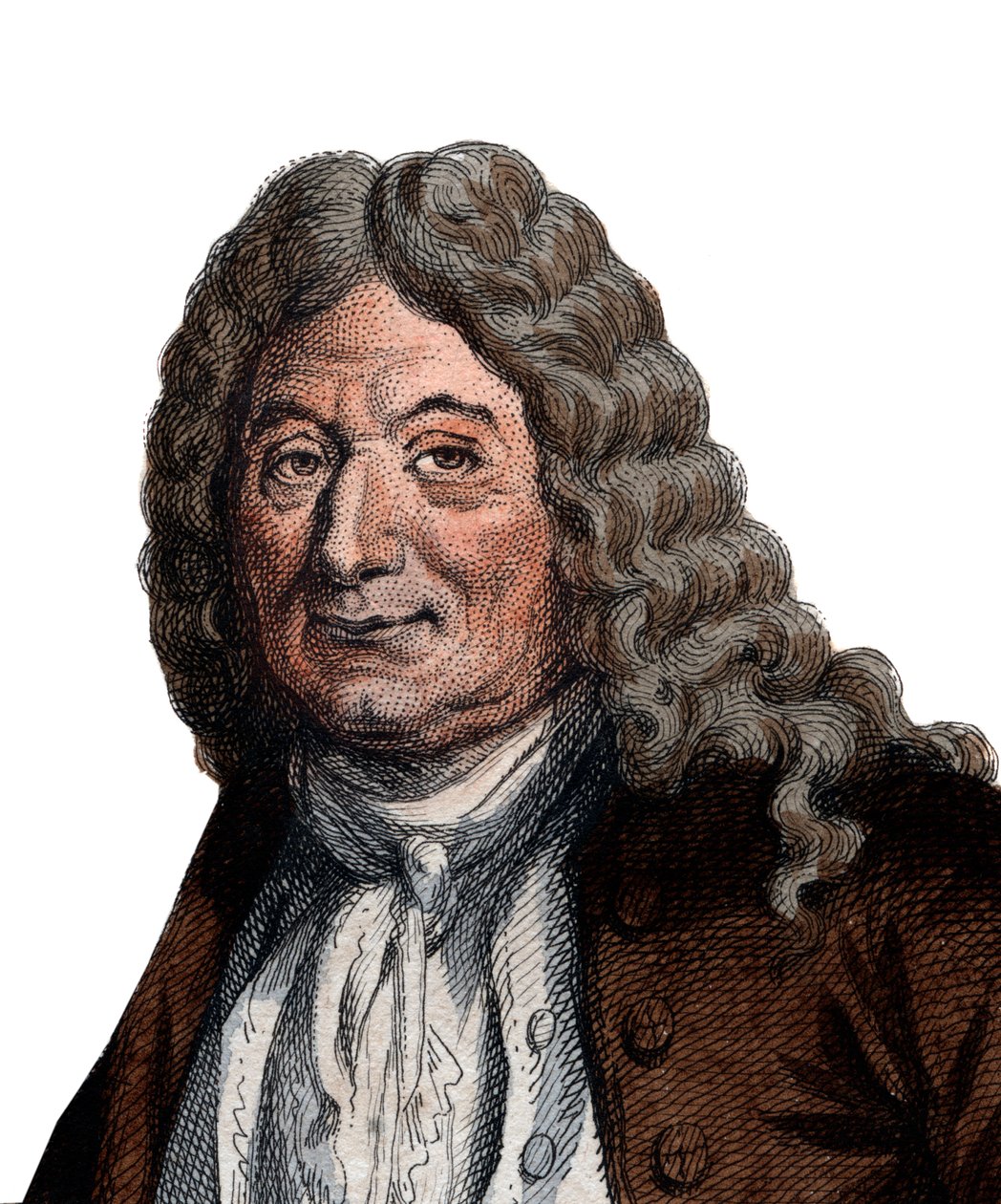 Portret Alaina Rene Lesage (Le Sage) (1668-1747), francuskiego powieściopisarza i dramaturga. autorstwa French School