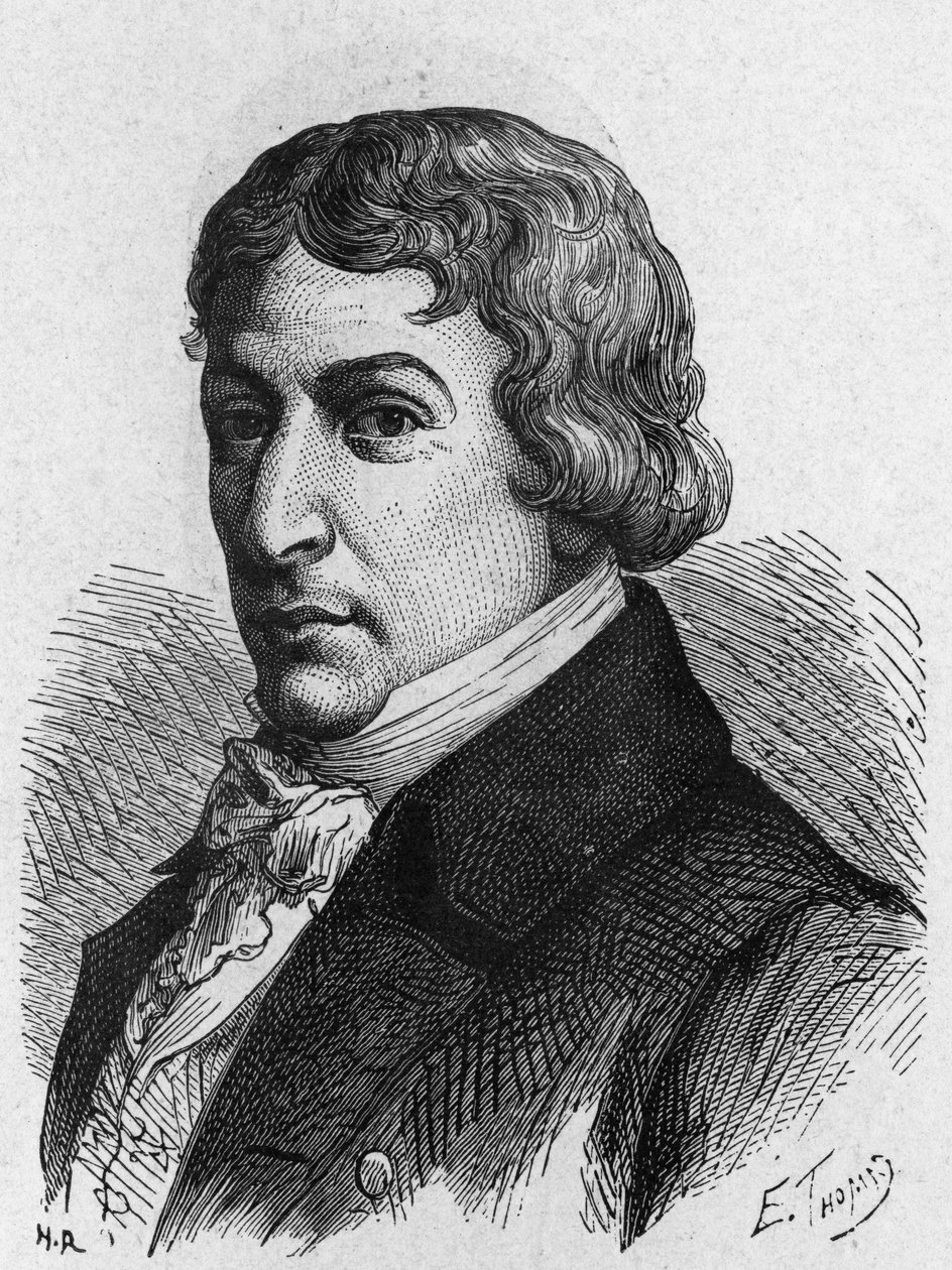 Portret Ami (Aime) Arganda (1755-1803), szwajcarskiego fizyka. - w „Albumie nauki”; wybitni naukowcy; Wielkie odkrycia”” 1896. autorstwa French School