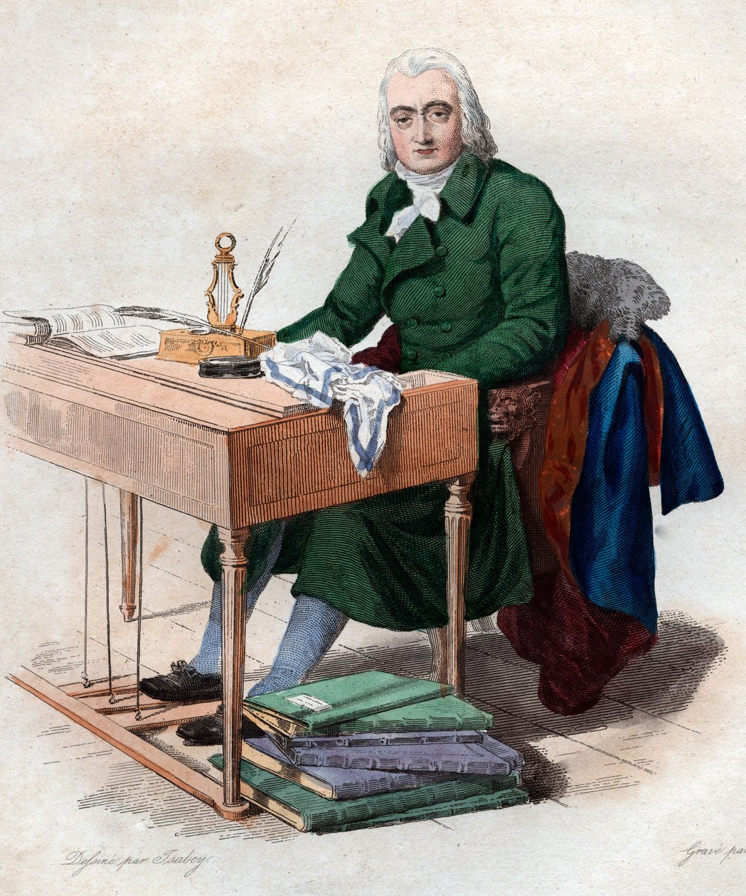 Portret Andre Ernesta Modeste Gretry (1741-1813), francuskiego kompozytora. autorstwa French School
