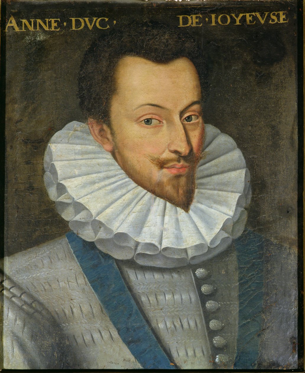 Portret Anny (1561-87) Książę Joyeuse, 1617-38 autorstwa French School