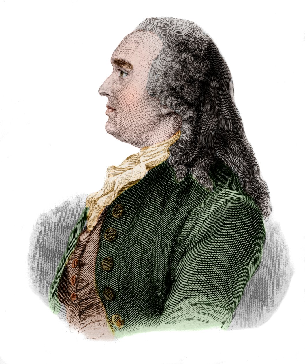 Portret Anny Robert Jacques Turgot, barona de lAulne (1727-1781) Francuskiego ekonomisty i męża stanu. autorstwa French School