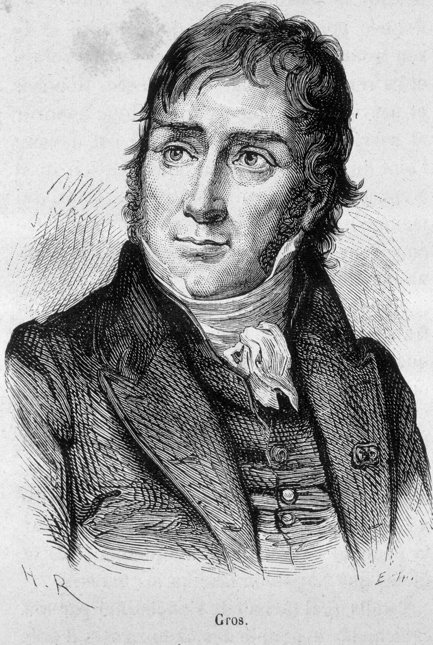 Portret Antoine Jean Gros (1771 - 1835), ucznia Dawida, a następnie oficjalnego malarza Napoleona - w ""L