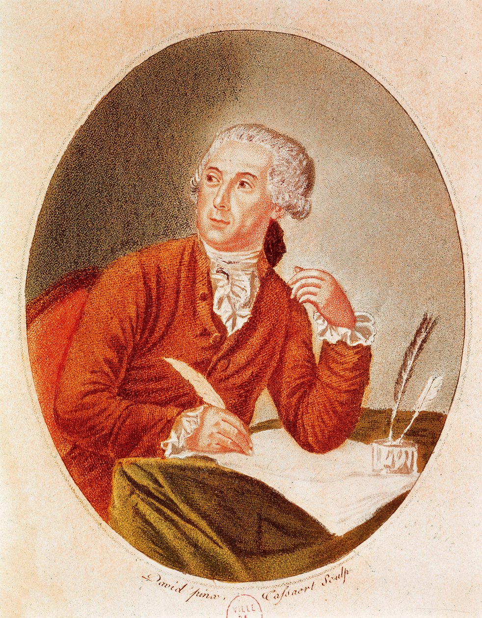 Portret Antoine Laurenta Lavoisiera (1743-1794) autorstwa French School