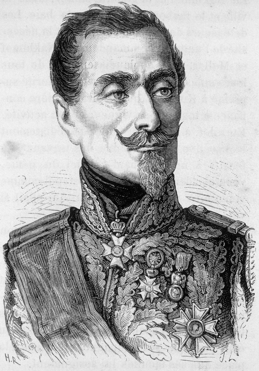 Portret Armanda Jacquesa Leroy de Saint-Arnaud (Saint-Arnaud autorstwa French School