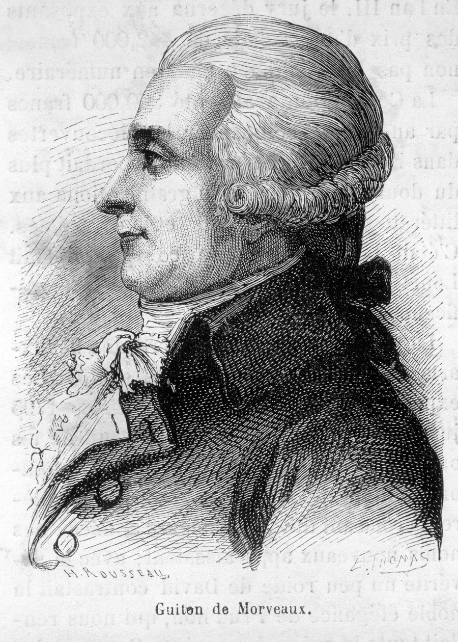 Portret barona Louisa-Bernarda Guytona-Morveau (Guitona) (1737-1816), francuskiego polityka, chemika i rewolucjonisty - w „L