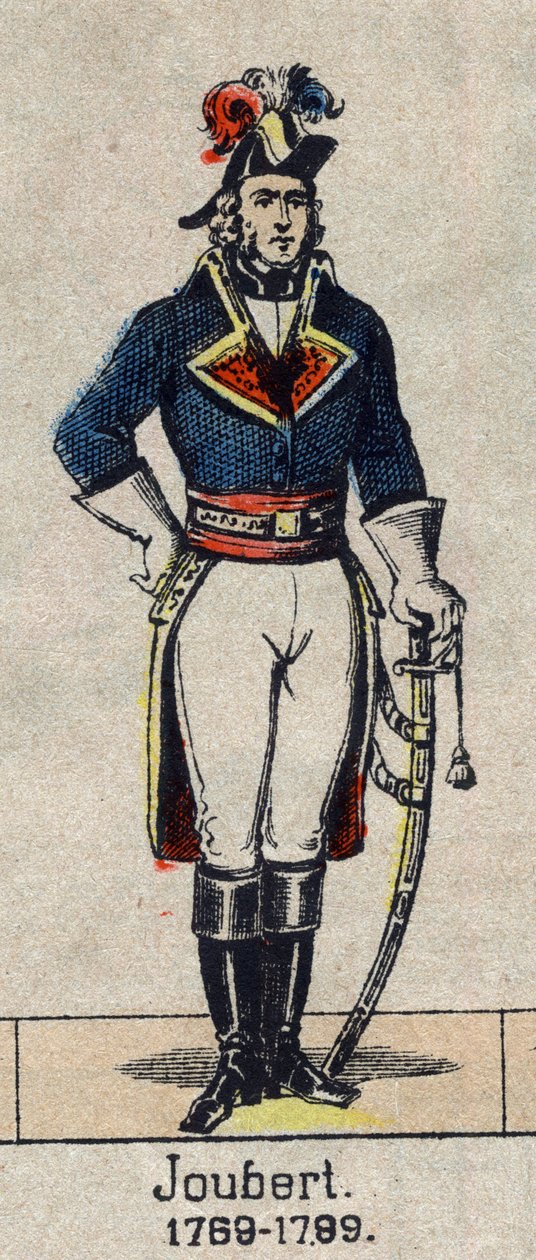 Portret Barthelemy Katarzyny Joubert. General francais (Pont-de-Vaux, Ain autorstwa French School