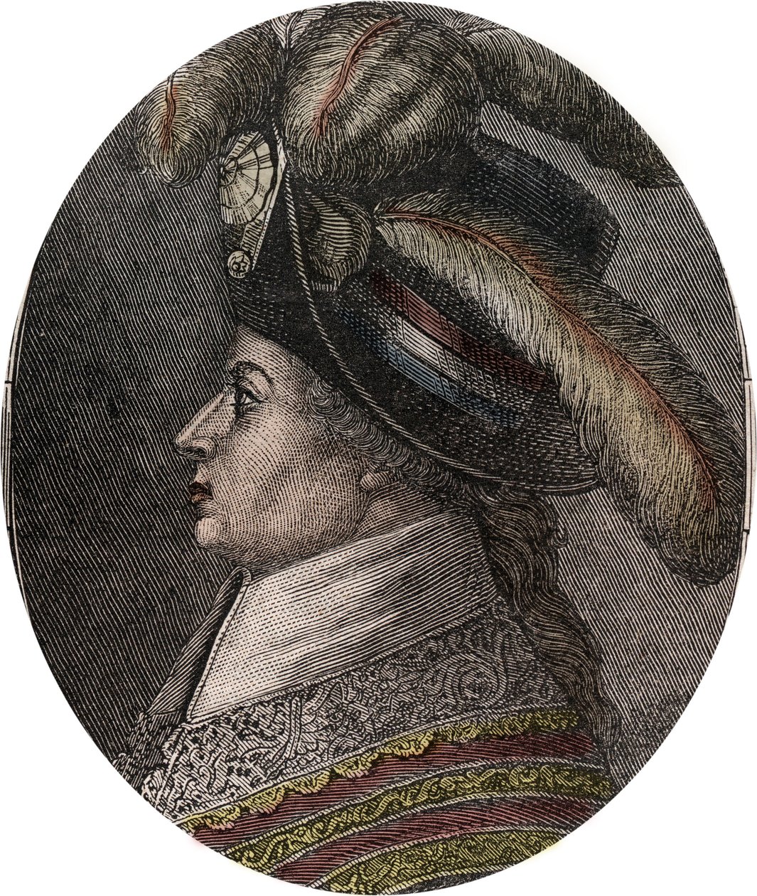 Portret Barthelemy Francois Marie (markiz) (1747-1830) (Balthazar Francois, markiz Barthelemy) - grawerowanie w „” Nouvelle Nationale Encyclopedia” Maurice