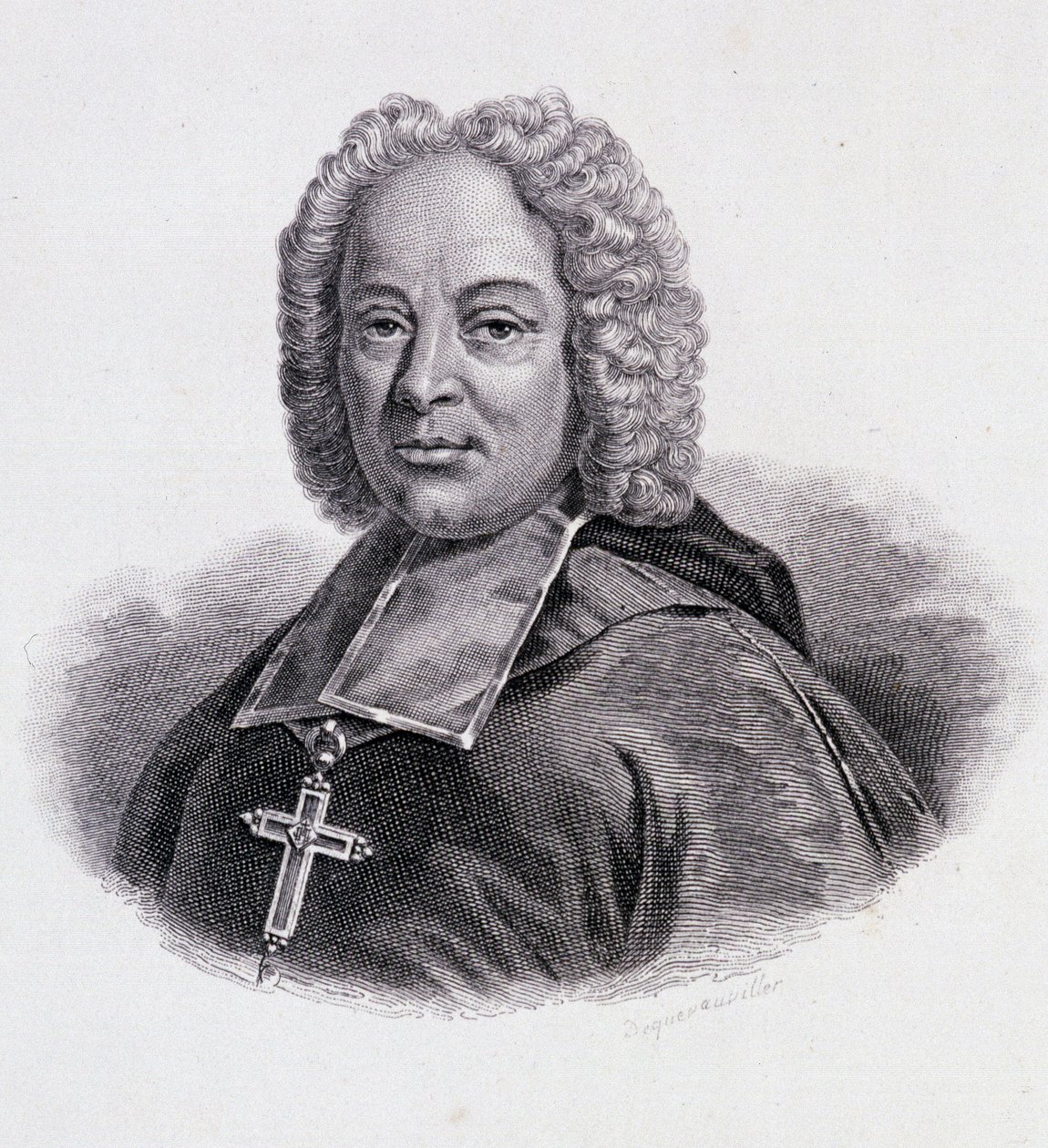 Portret Belsunce de Castelmoron, prałat francuski (1670-1755) autorstwa French School