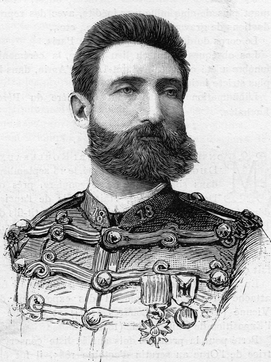 Portret kapitana J. Schmidta (1842-1887). autorstwa French School