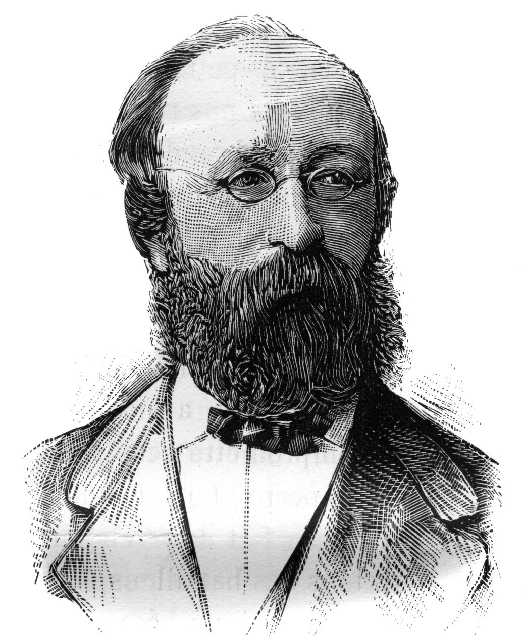 Portret Charlesa Demole (1828-1908), francuskiego polityka. Grawerowanie w „”Świat Ilustrowany”, 16 stycznia autorstwa French School