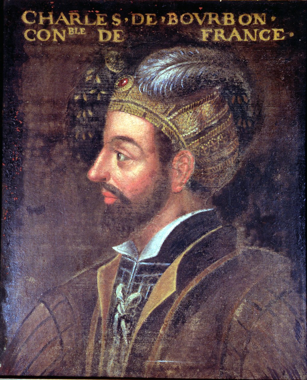 Portret Karola III (1490-1527) księcia Burbon, 1617-38 autorstwa French School