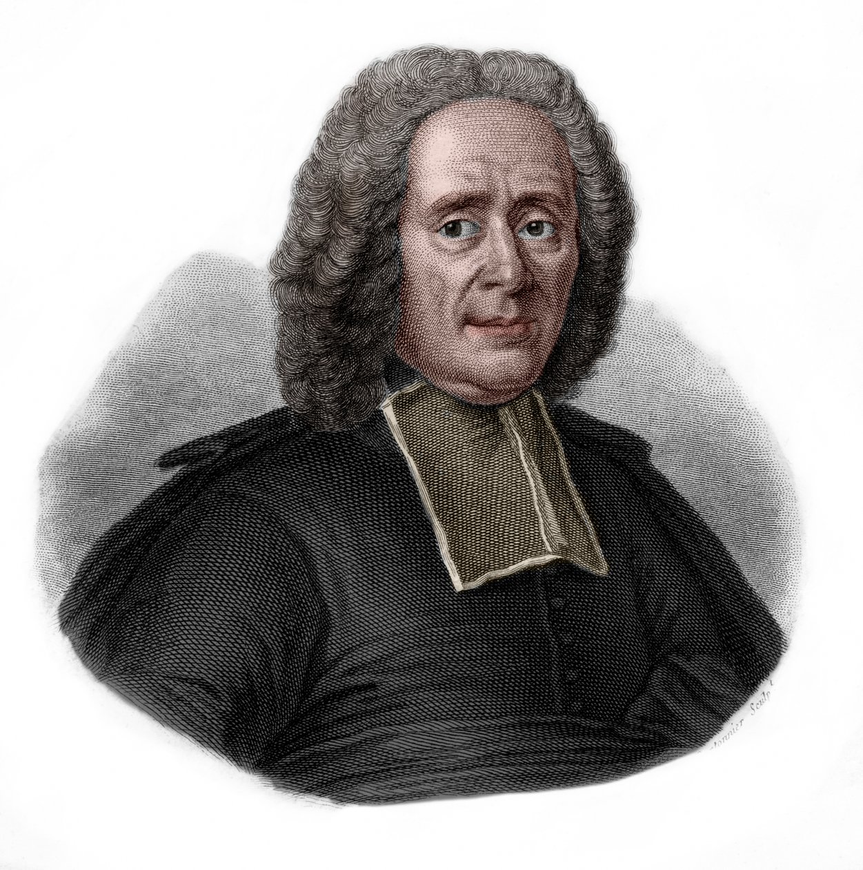 Portret Charlesa Rollina (1661-1741) Francuski historyk i pedagog. autorstwa French School