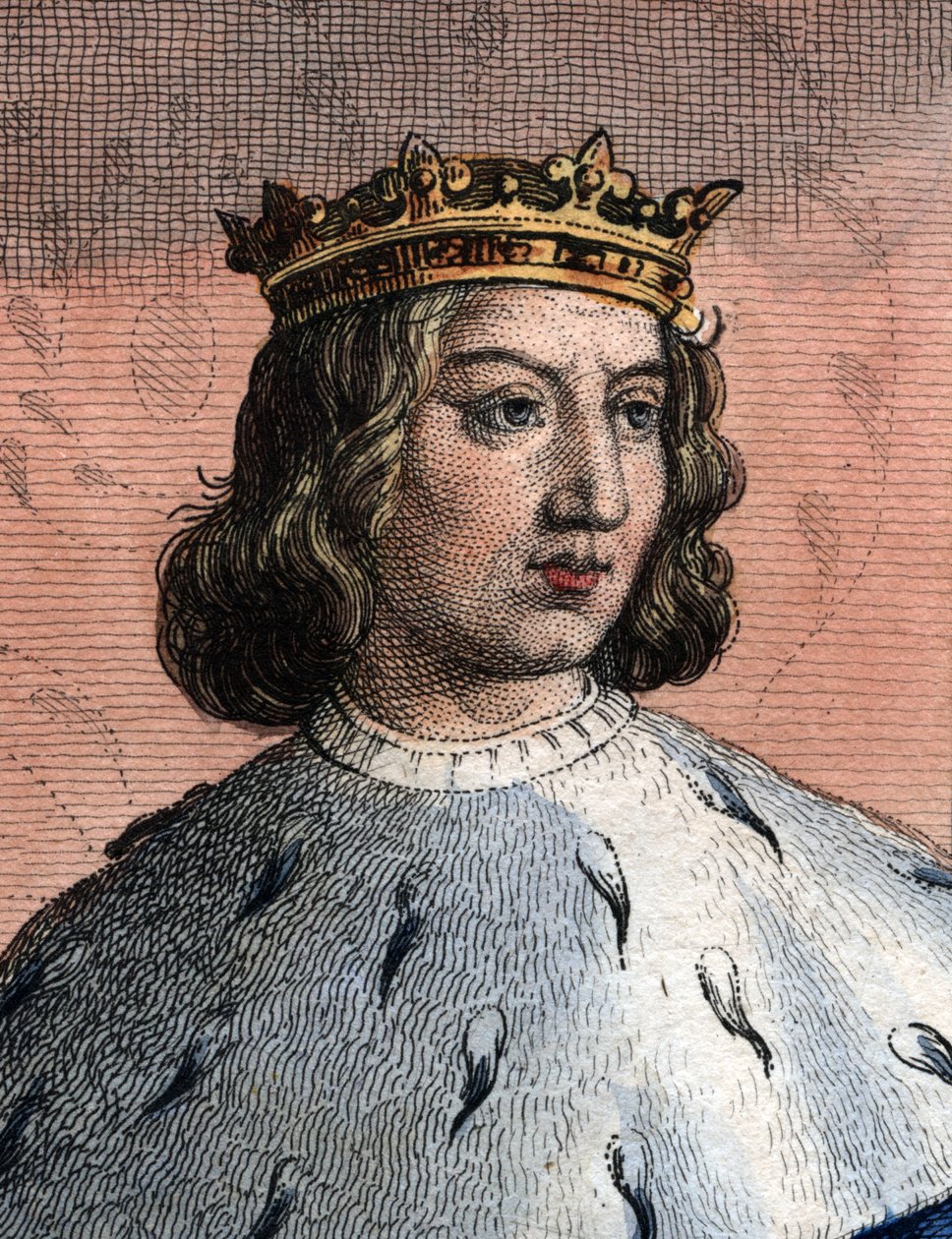 Portret Karola V Francji, zwanego Mądrym (1338-1380), króla Francji. autorstwa French School