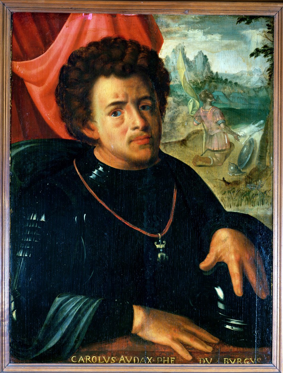 Portret Karola Śmiałego, księcia Burgundii (1433-77), autorstwa French School