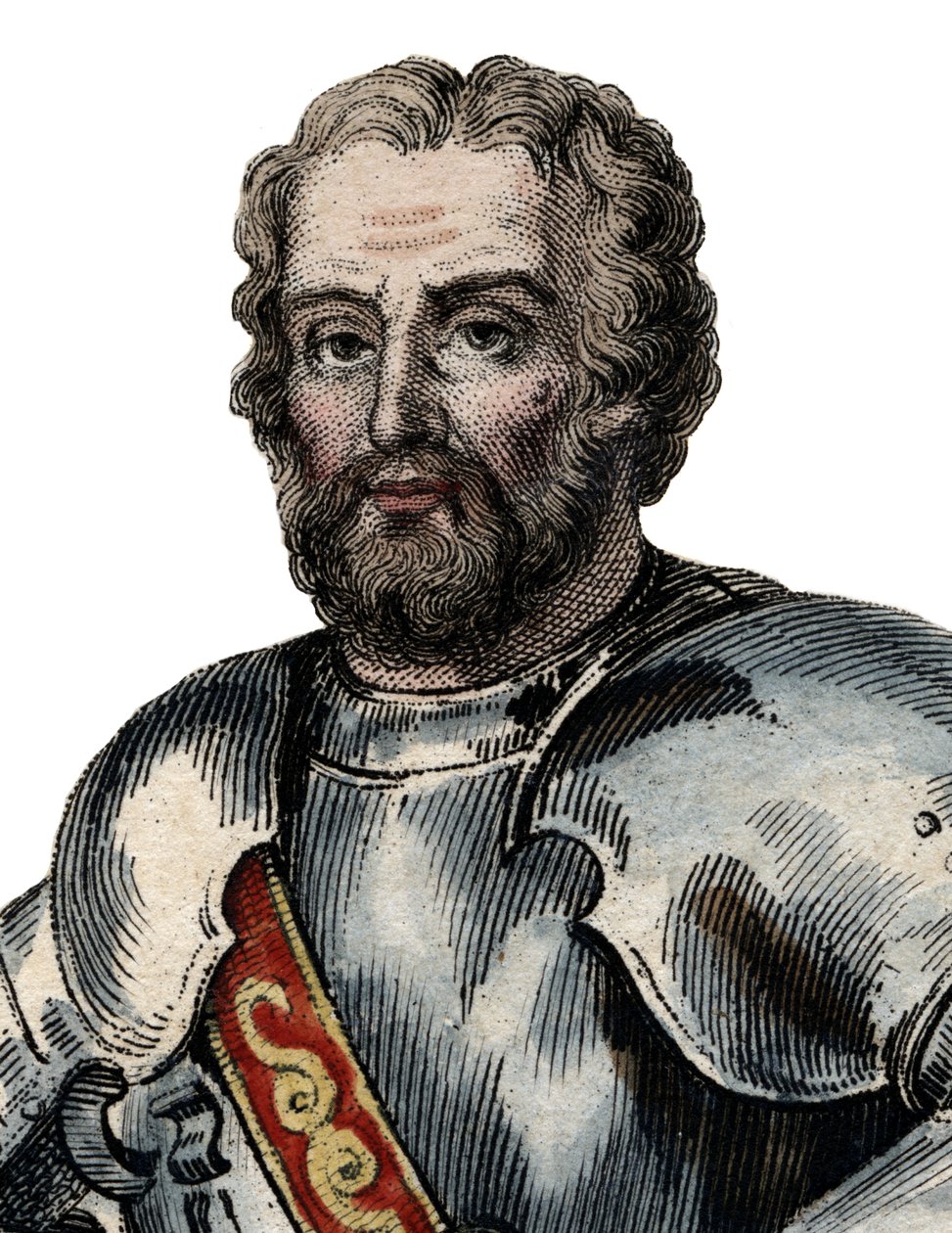 Portret kawalera de Bayarda (1476-1524), żołnierza francuskiego. autorstwa French School