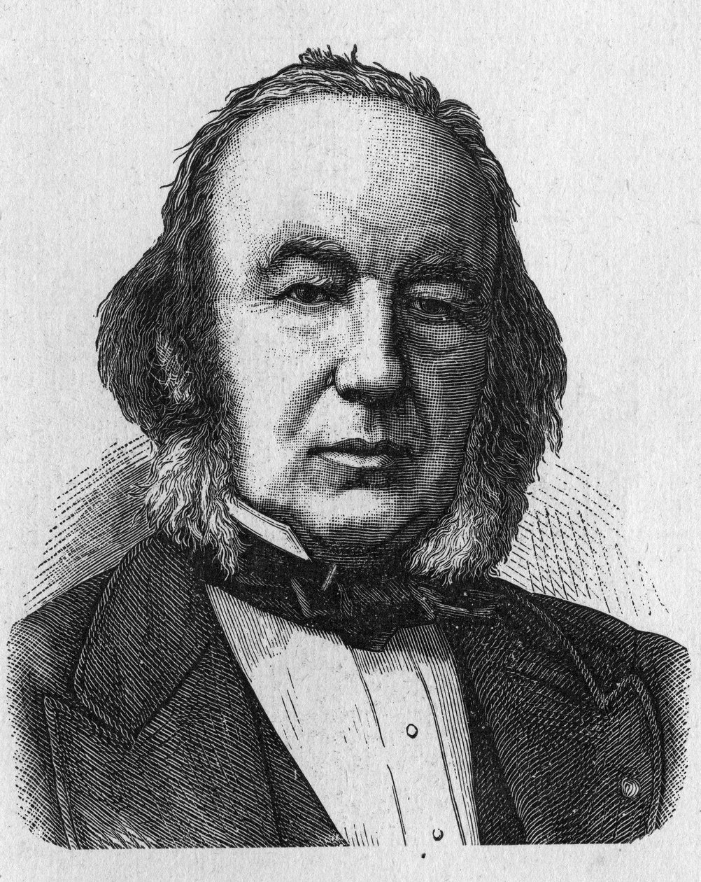 Portret Claude Bernard (1813 - 1878), francuski fizjolog - w „Album de la Science; wybitni naukowcy; Wielkie odkrycia”” 1896. autorstwa French School