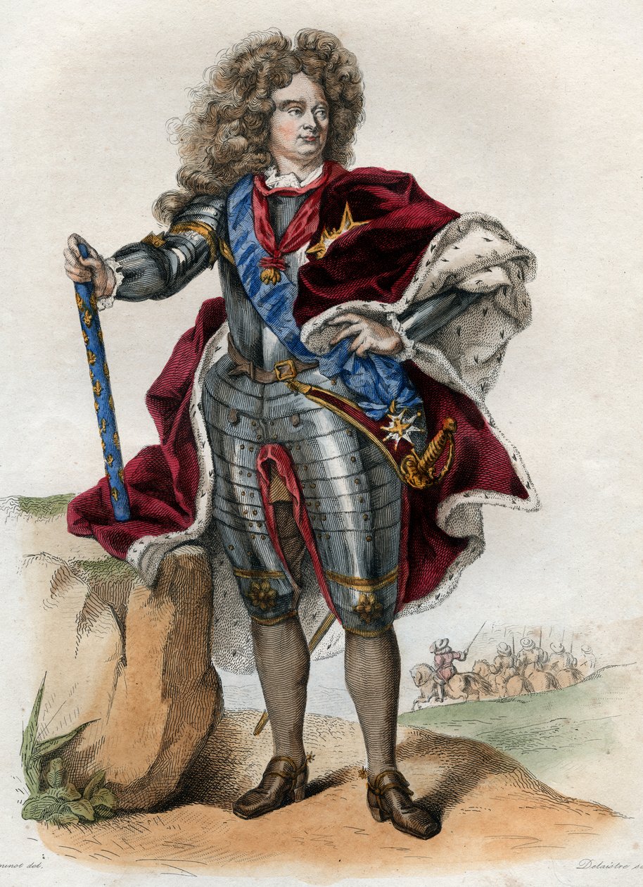 Portret Claude Louis Hector de Villars (1653-1734), marszałka Francji, księcia Martigues, markiza, a następnie księcia de Villars, wicehrabiego de Melun. autorstwa French School