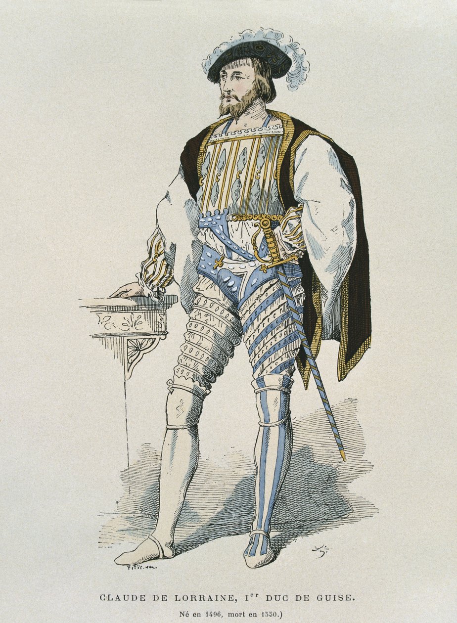 Portret Claude de Lorraine (1496-1550) księcia Guise autorstwa French School