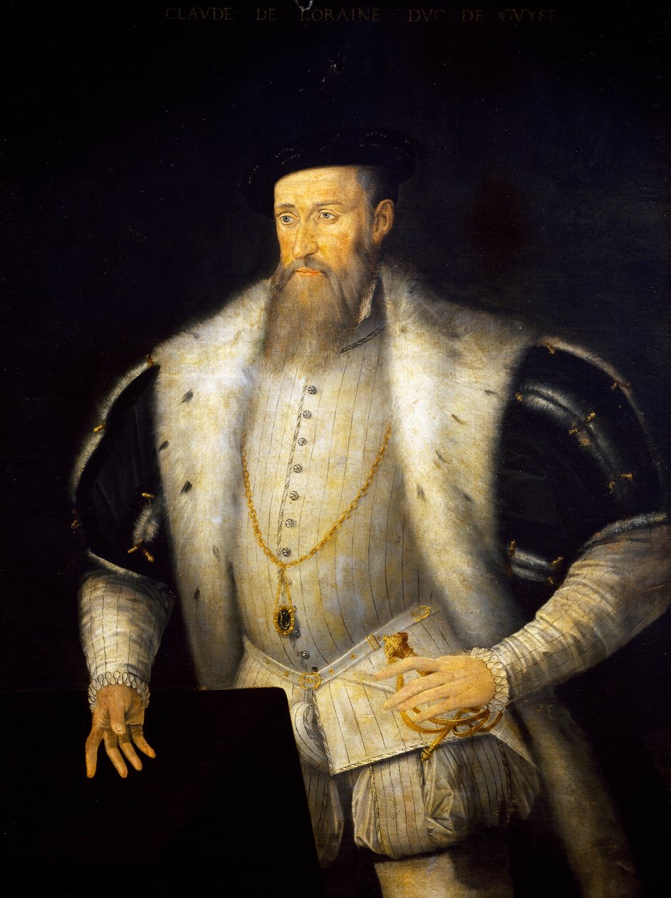 Portret Klaudiusza I Lotaryngii (zamek Conde-sur-Moselle autorstwa French School