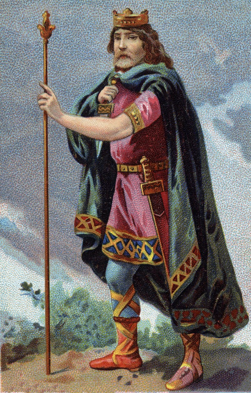 Portret Clotaire (Clothaire) I, króla Franków z 511a 561). autorstwa French School